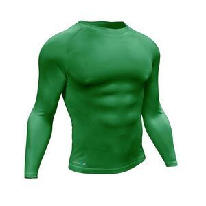 Precision Unisex Adult Essential Baselayer Long-Sleeved Sports Shirt / Green